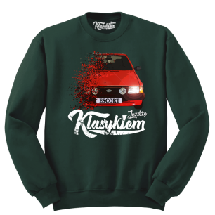 Bluza męska FORD Escort - "Jeżdżę Klasykiem" - bez kaptura
