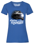 Niebieski t-shirt damski FORD Mustang 2019.