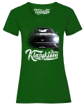 Zielony t-shirt damski FORD Mustang 2019.