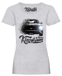 Szary t-shirt damski FORD Mustang 2019.