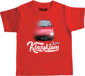 Czerwony t-shirt dziecięcy FIAT Seicento.